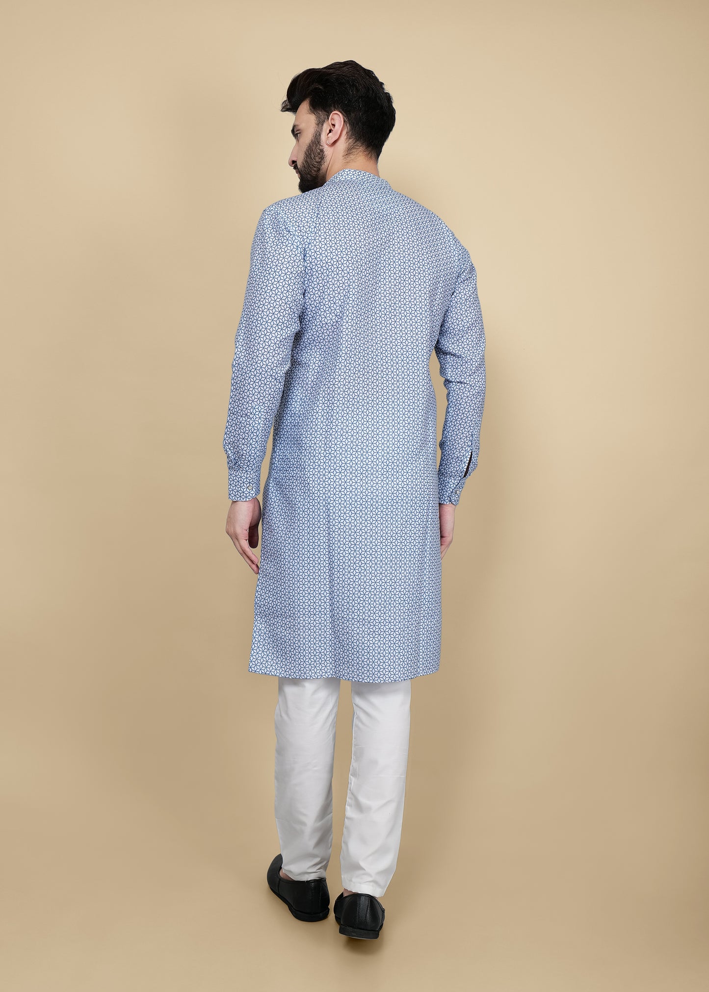 Printed Cotton Kurta Set