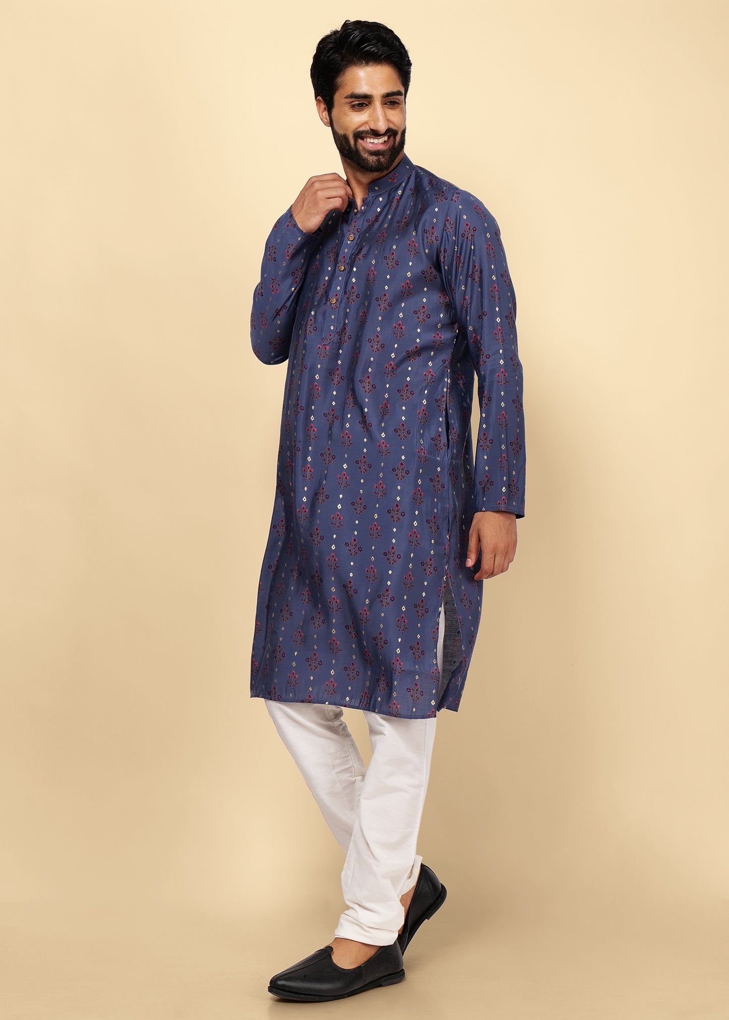 Printed Cotton Kurta Set
