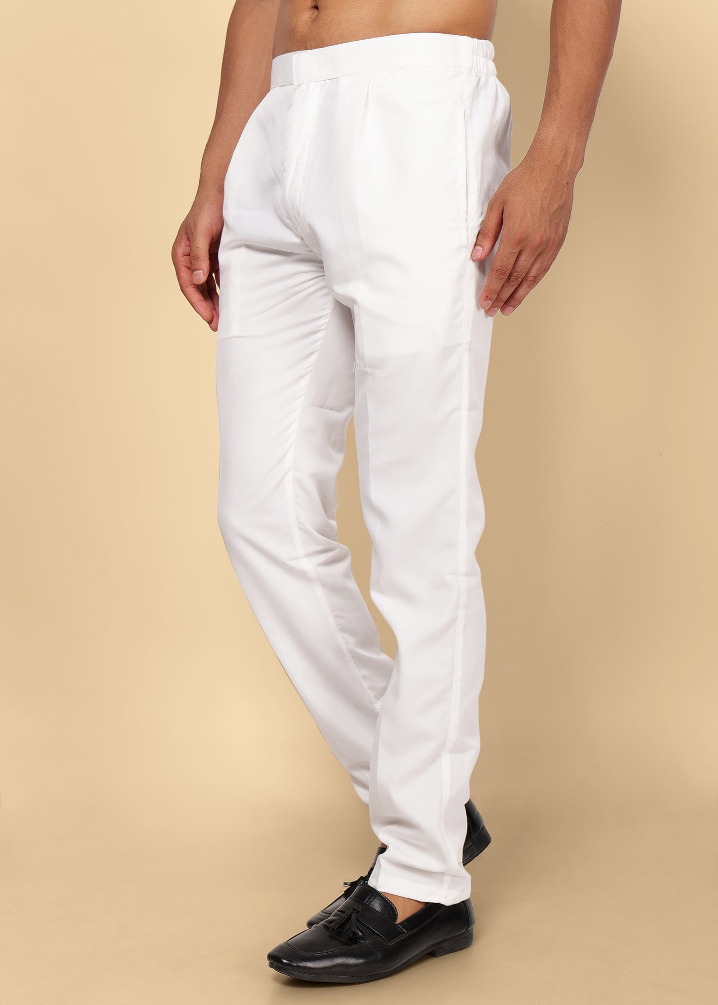 White Cotton Pyjama Pant
