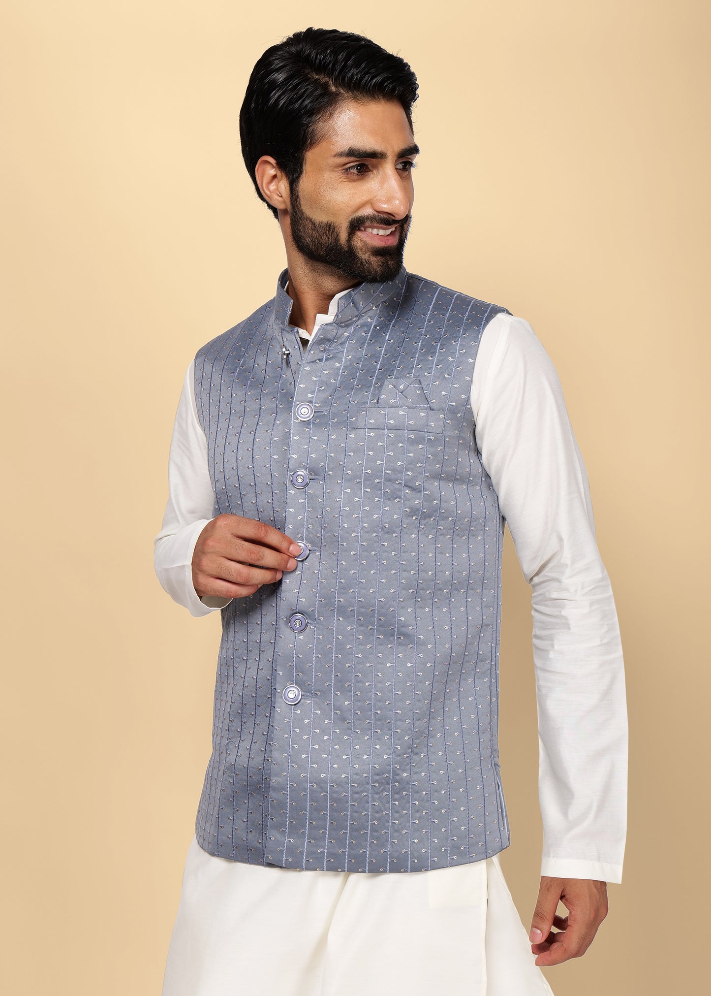 Grey Nehru Jacket