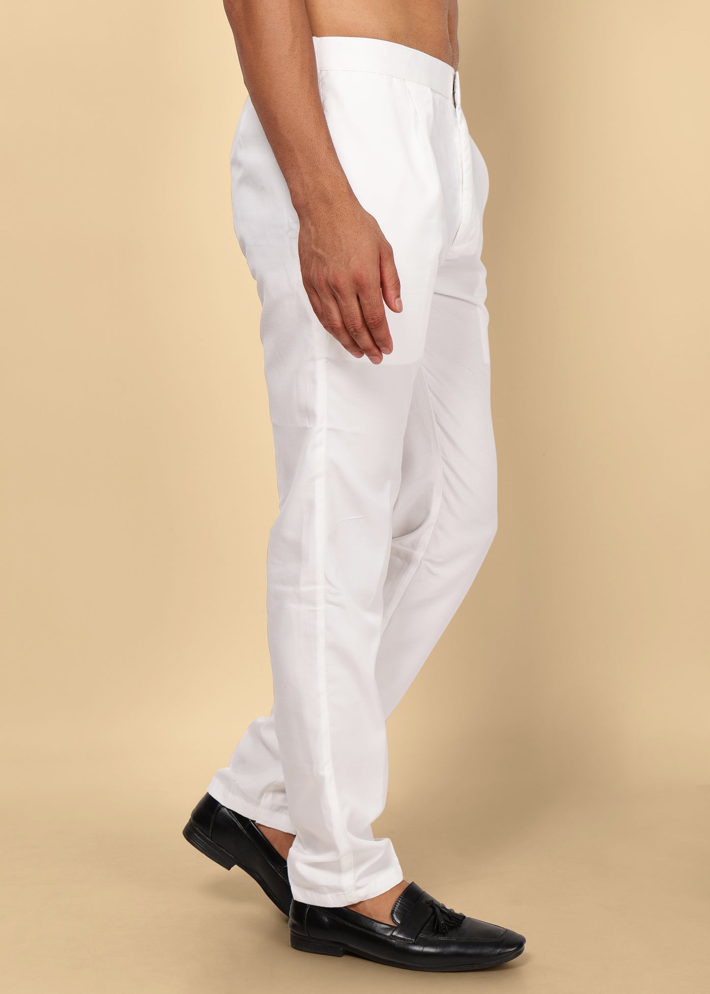 White Cotton Pyjama Pant