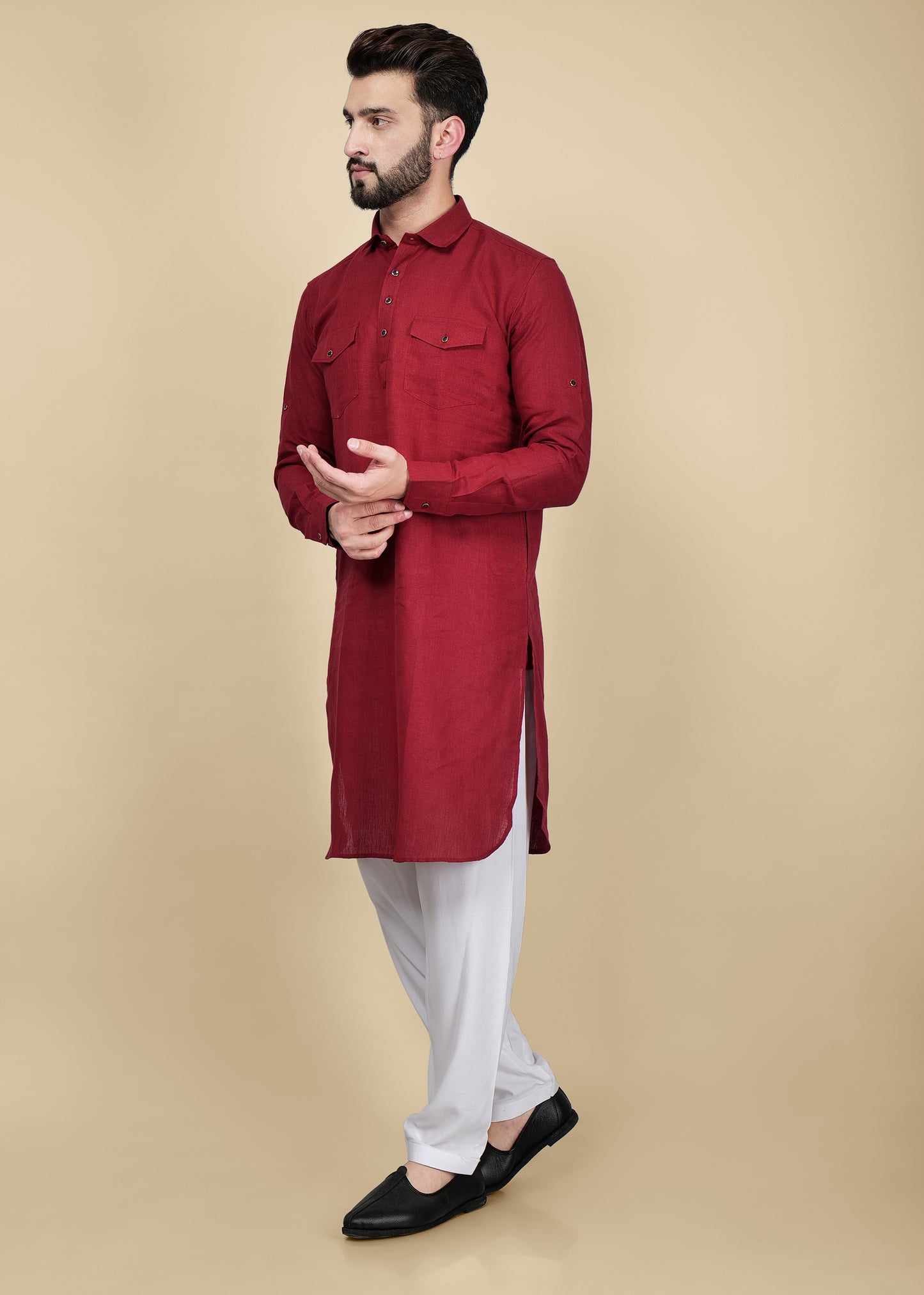 PATHANI KURTA WITH PATIALA PANT