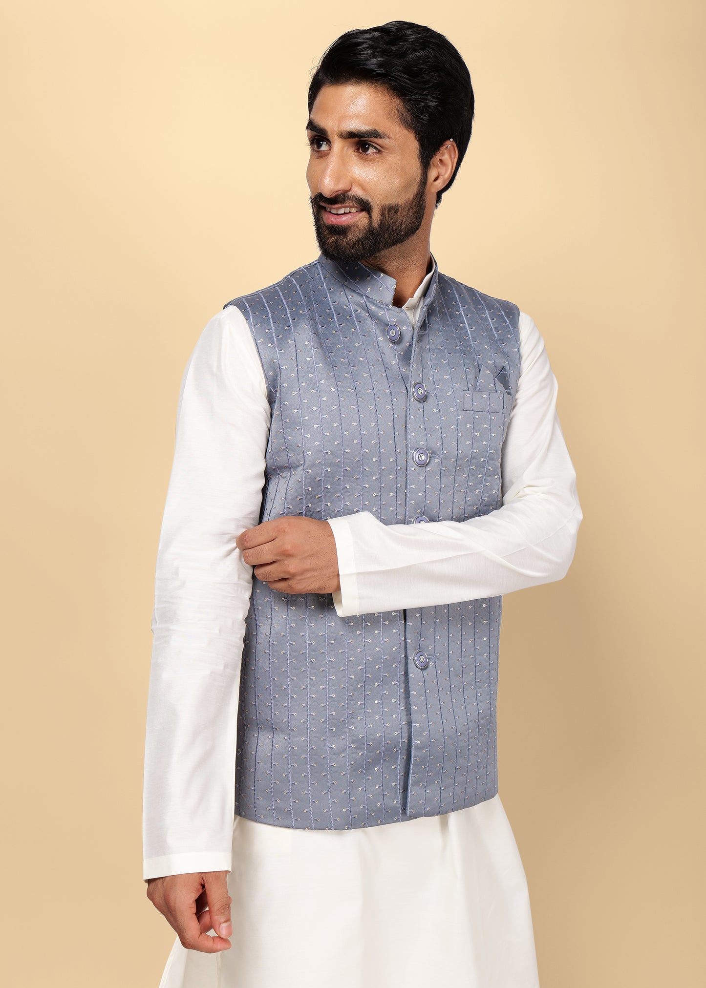 Grey Nehru Jacket