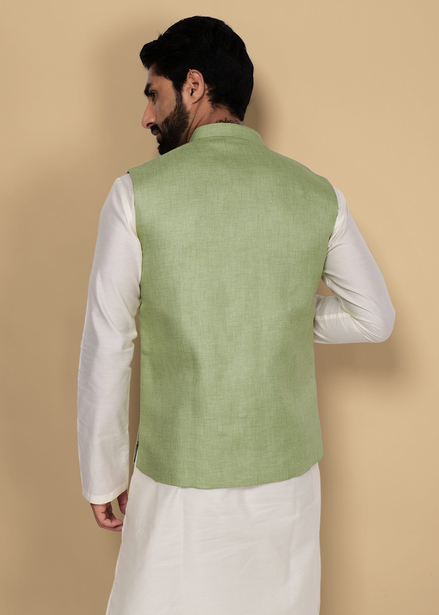 Green Nehru Jacket