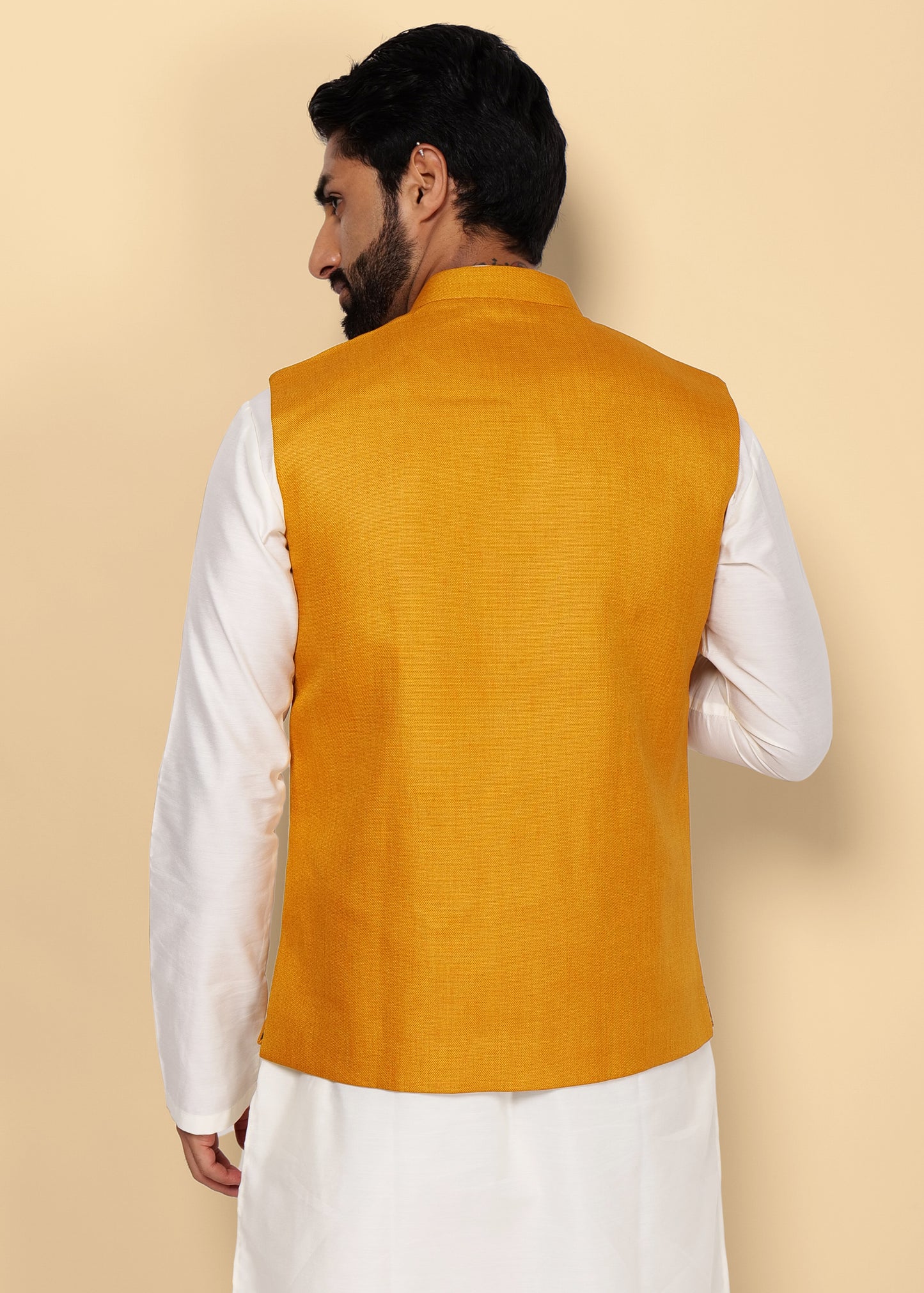 Mustard Nehru Jacket