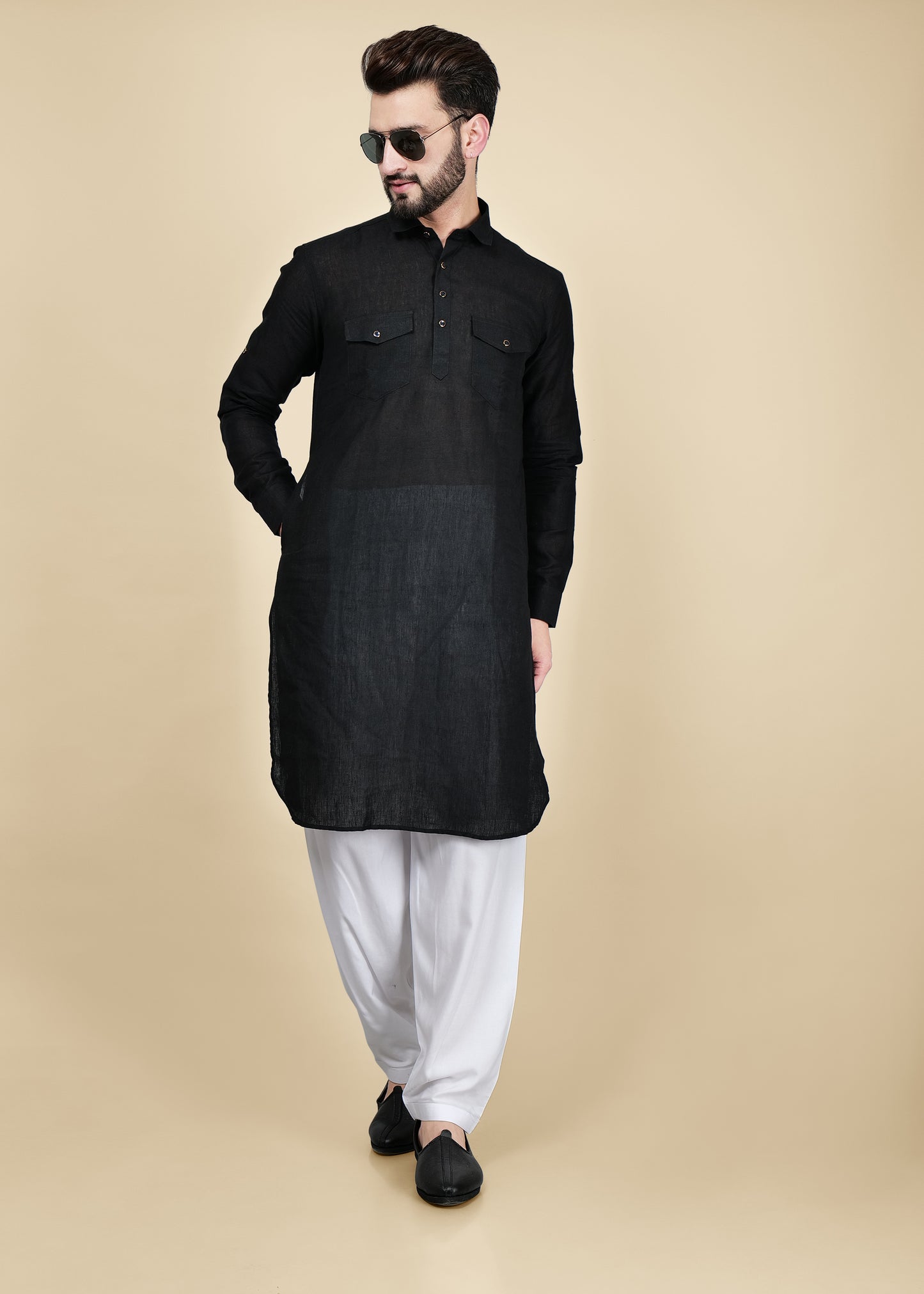 PATHANI KURTA WITH PATIALA PANT