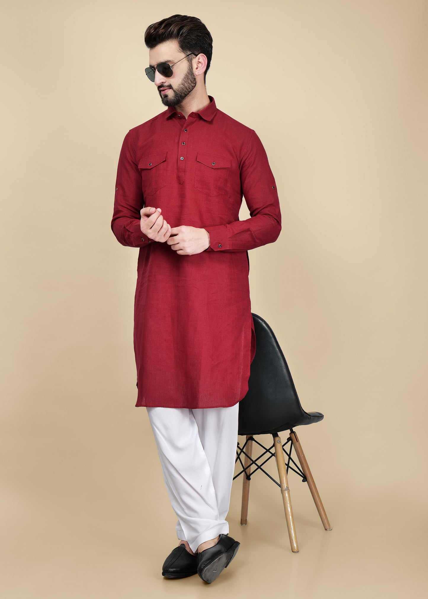 PATHANI KURTA WITH PATIALA PANT