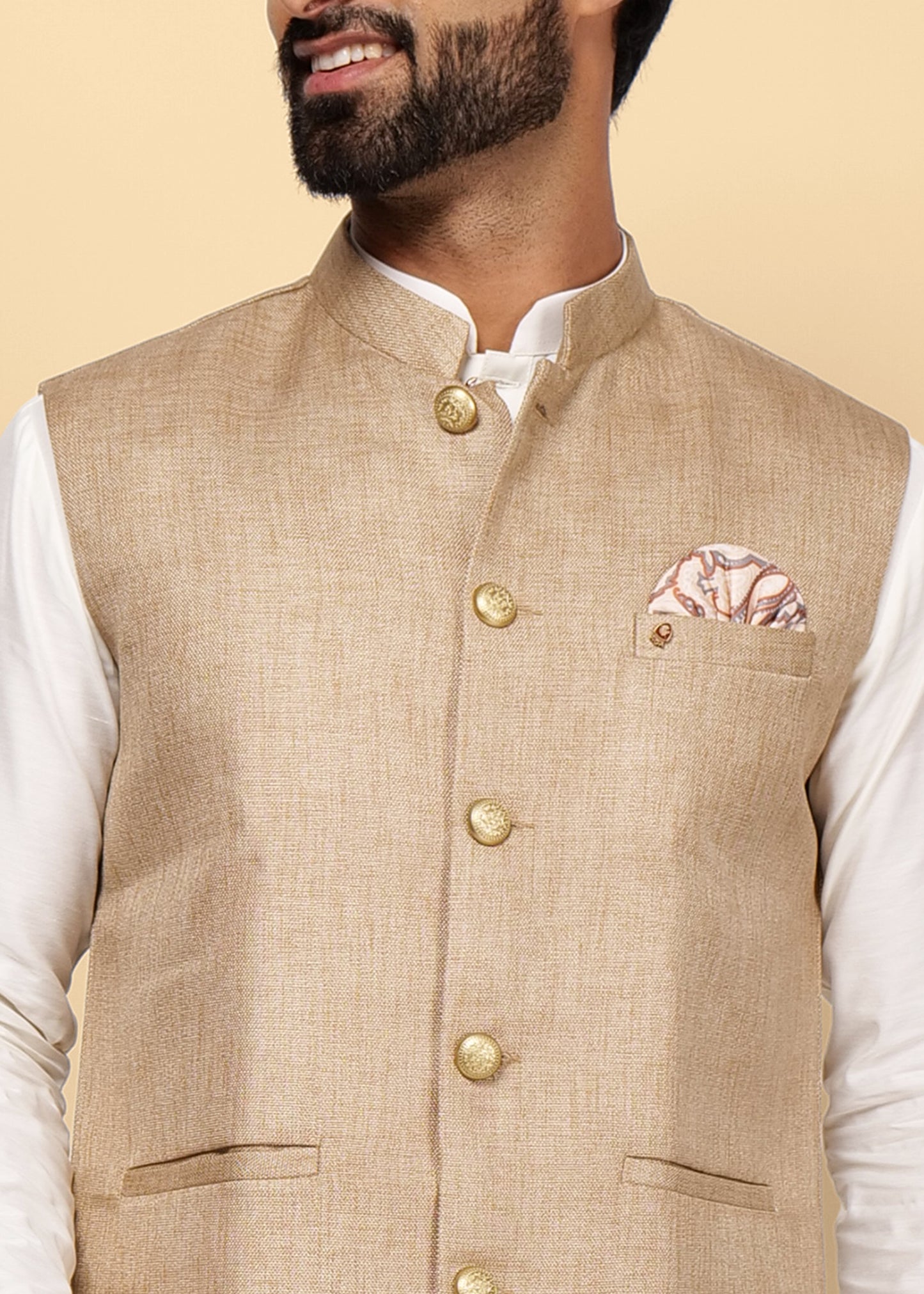 Brown Nehru Jacket
