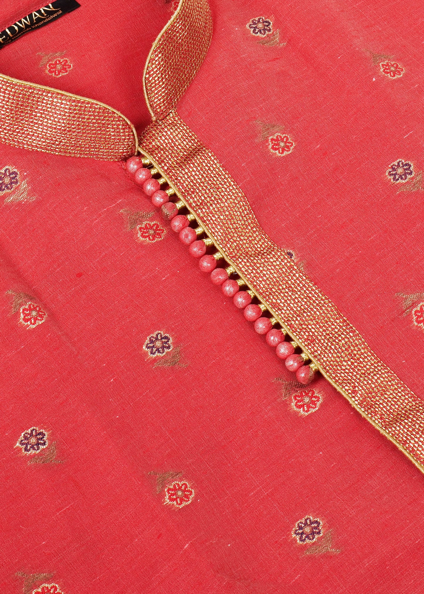 Printed Silk Kurta Set
