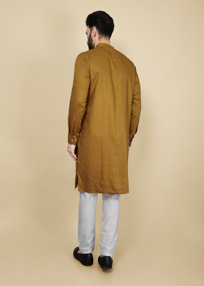 Printed Cotton Kurta Set