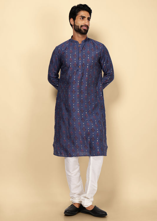 Printed Cotton Kurta Set