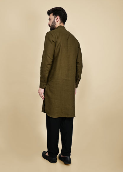 PATHANI KURTA WITH PATIALA PANT