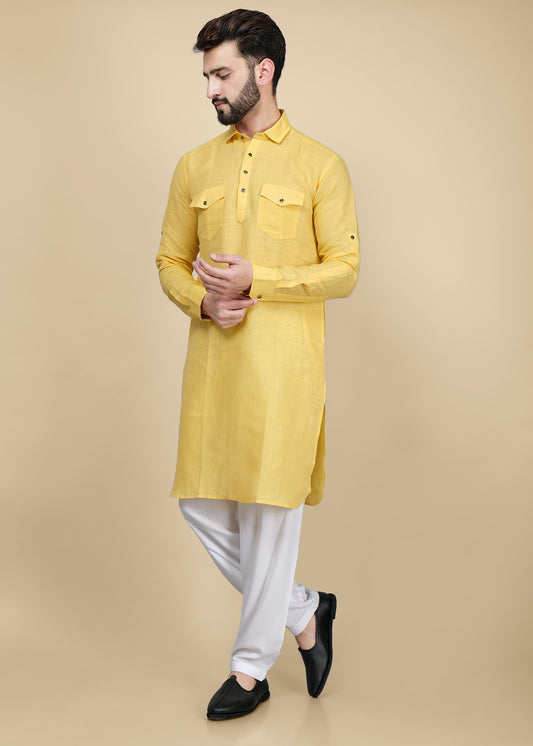 PATHANI KURTA WITH PATIALA PANT