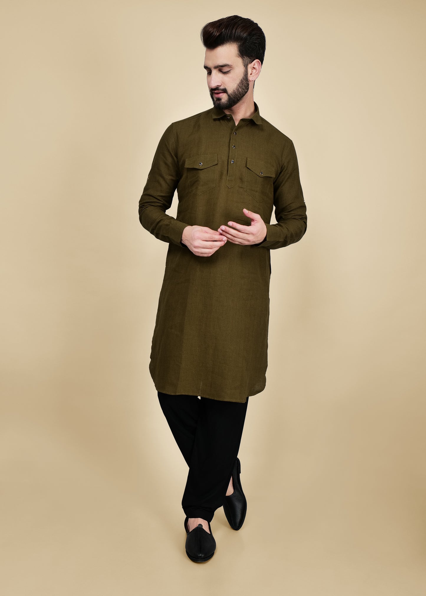 PATHANI KURTA WITH PATIALA PANT