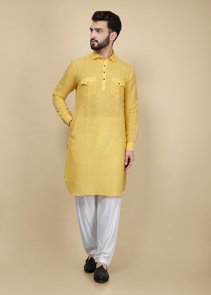 PATHANI KURTA WITH PATIALA PANT