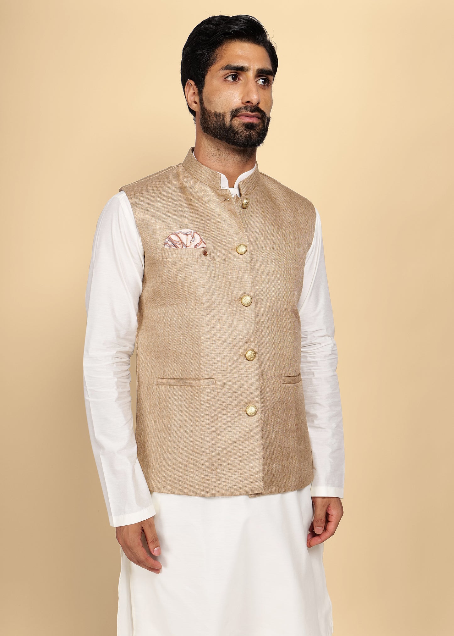 Brown Nehru Jacket