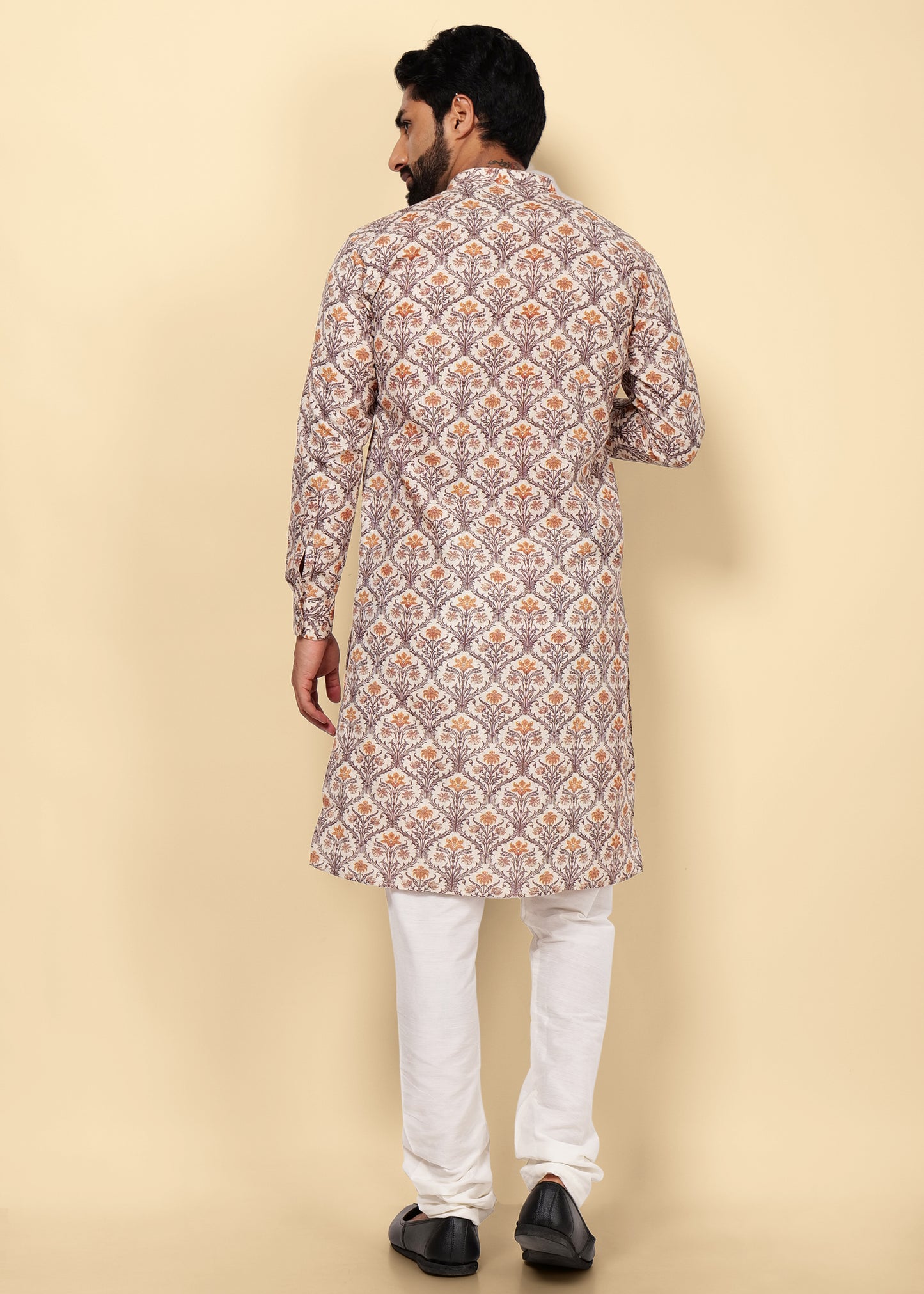 Printed Cotton Kurta Set