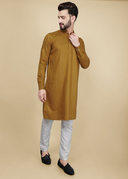 Printed Cotton Kurta Set