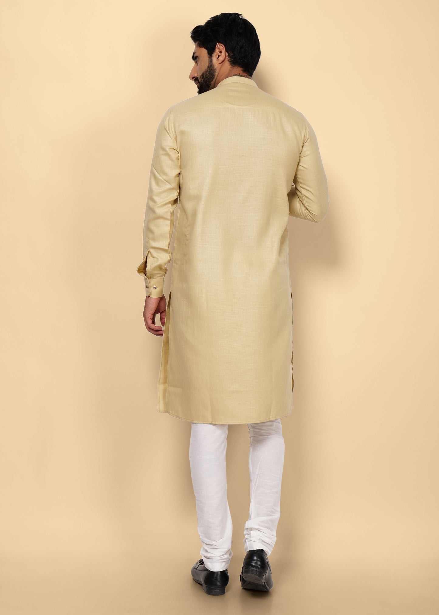 Flor Khaki Pure Cotton Kurta Set