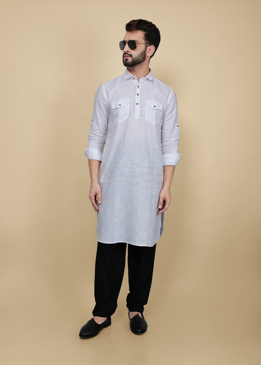 PATHANI KURTA WITH PATIALA PANT