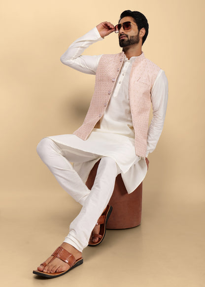 Pink Nehru Jacket