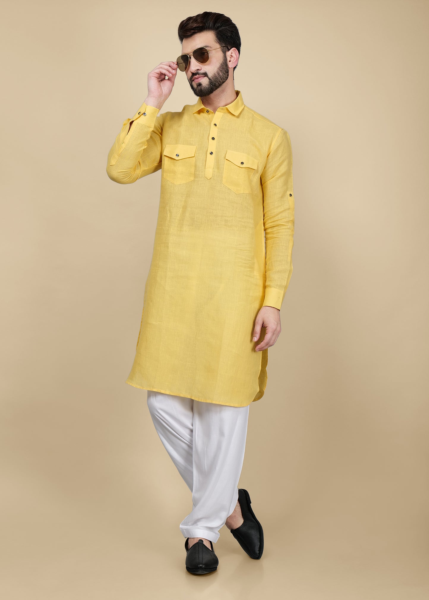 PATHANI KURTA WITH PATIALA PANT