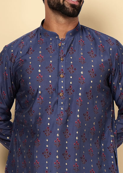 Printed Cotton Kurta Set