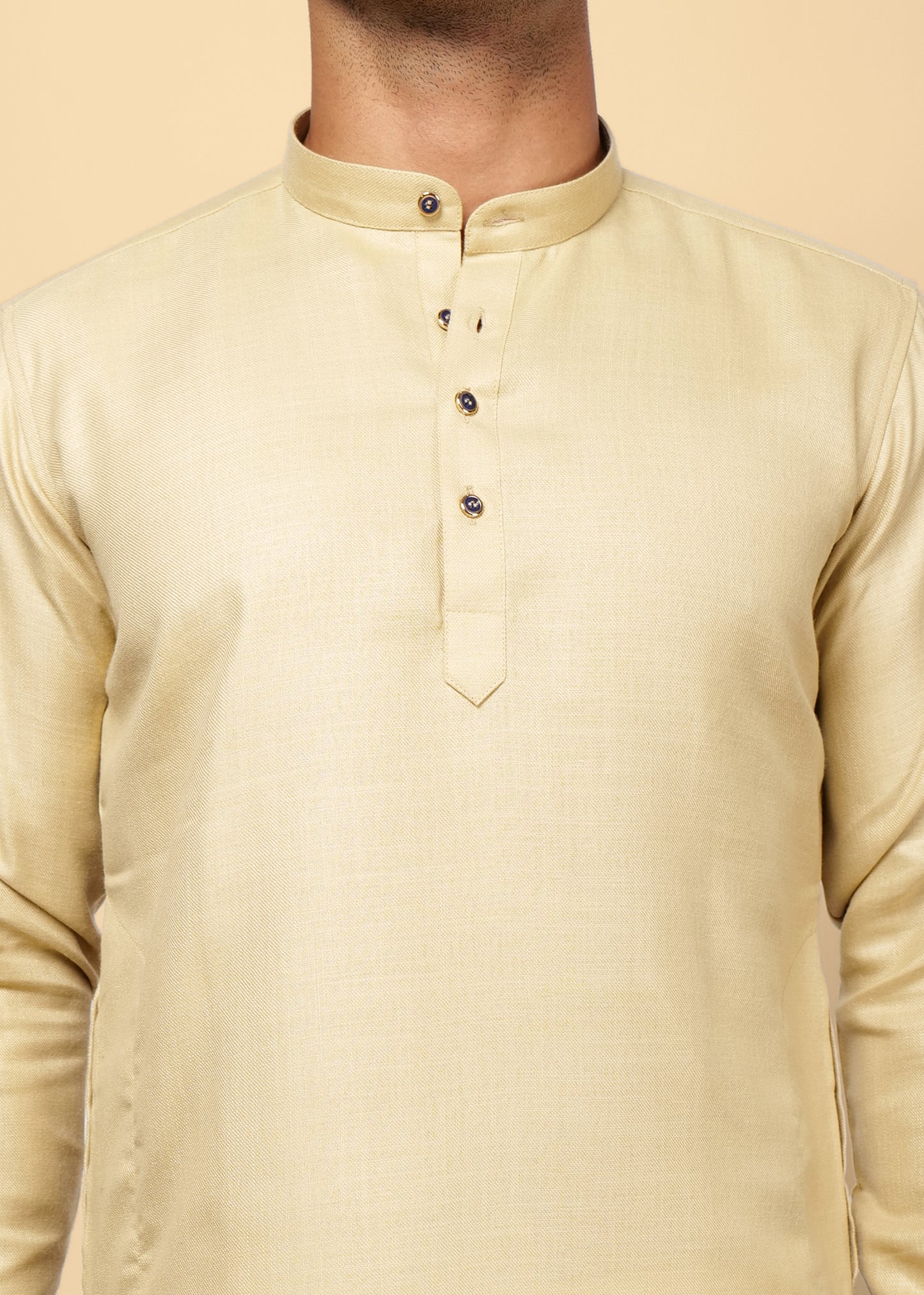 Flor Khaki Pure Cotton Kurta Set
