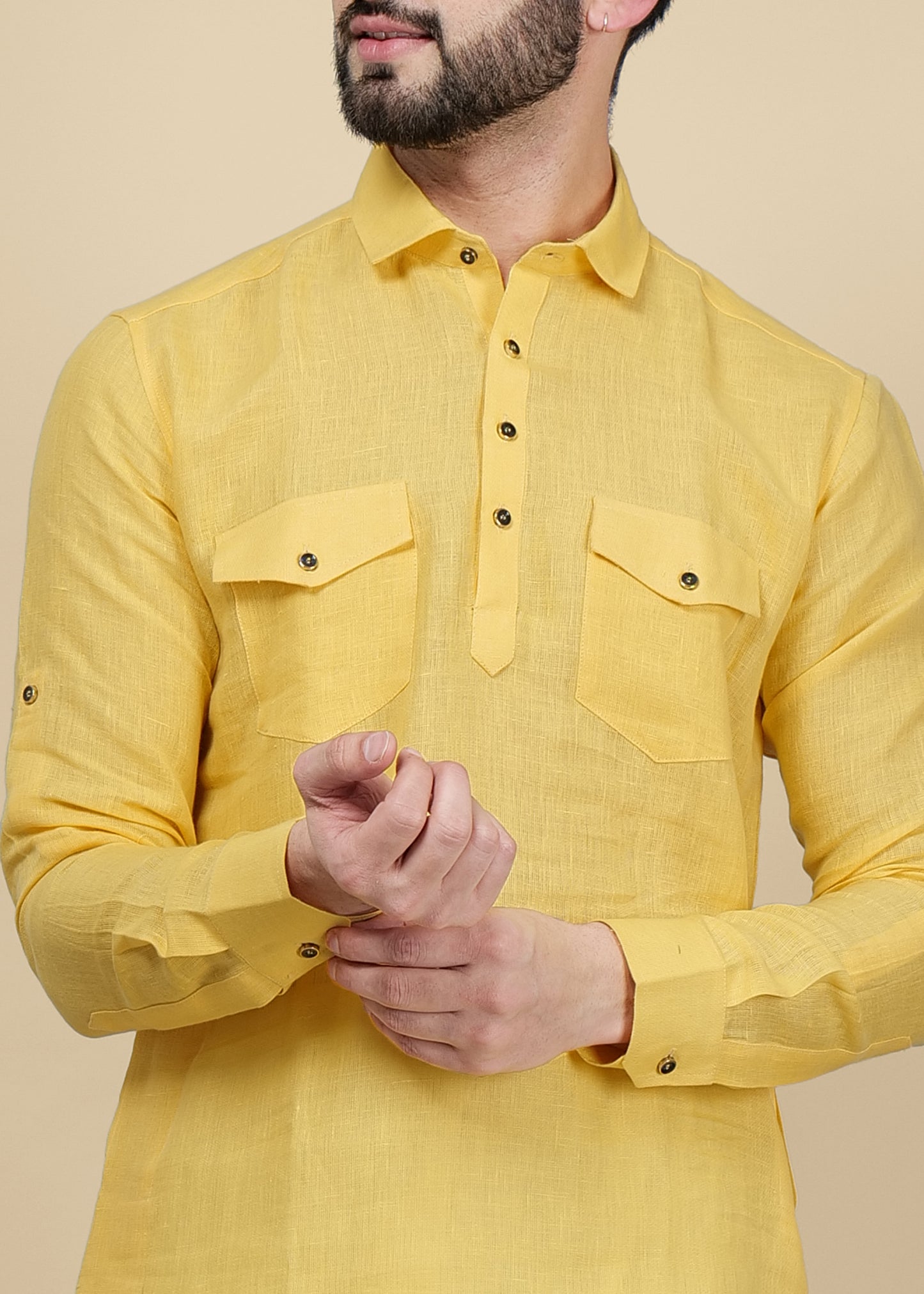 PATHANI KURTA WITH PATIALA PANT