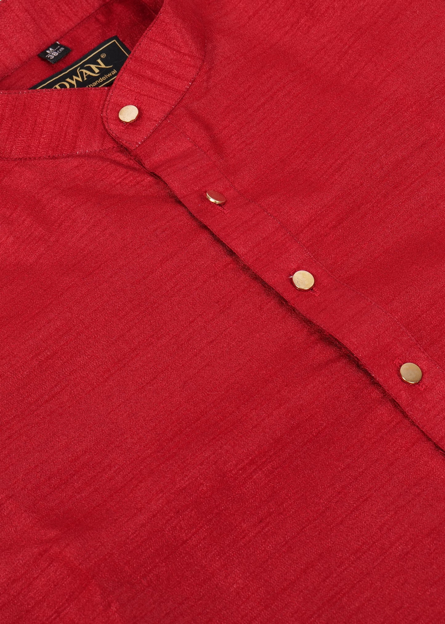 RED KURTA NEHRU JACKET SET