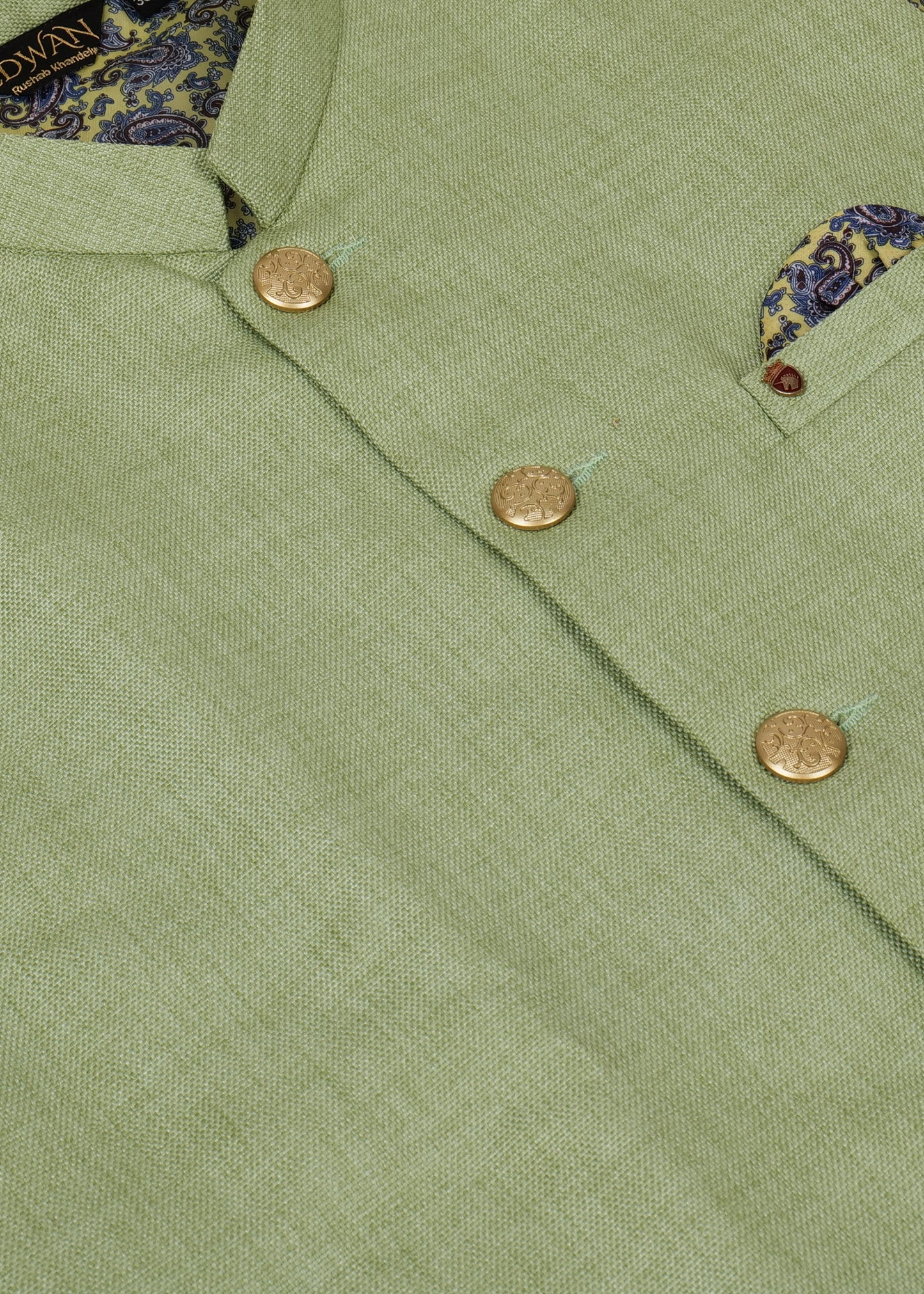 Green Nehru Jacket