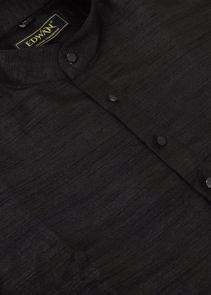 Black Nehru Jacket Kurta Set