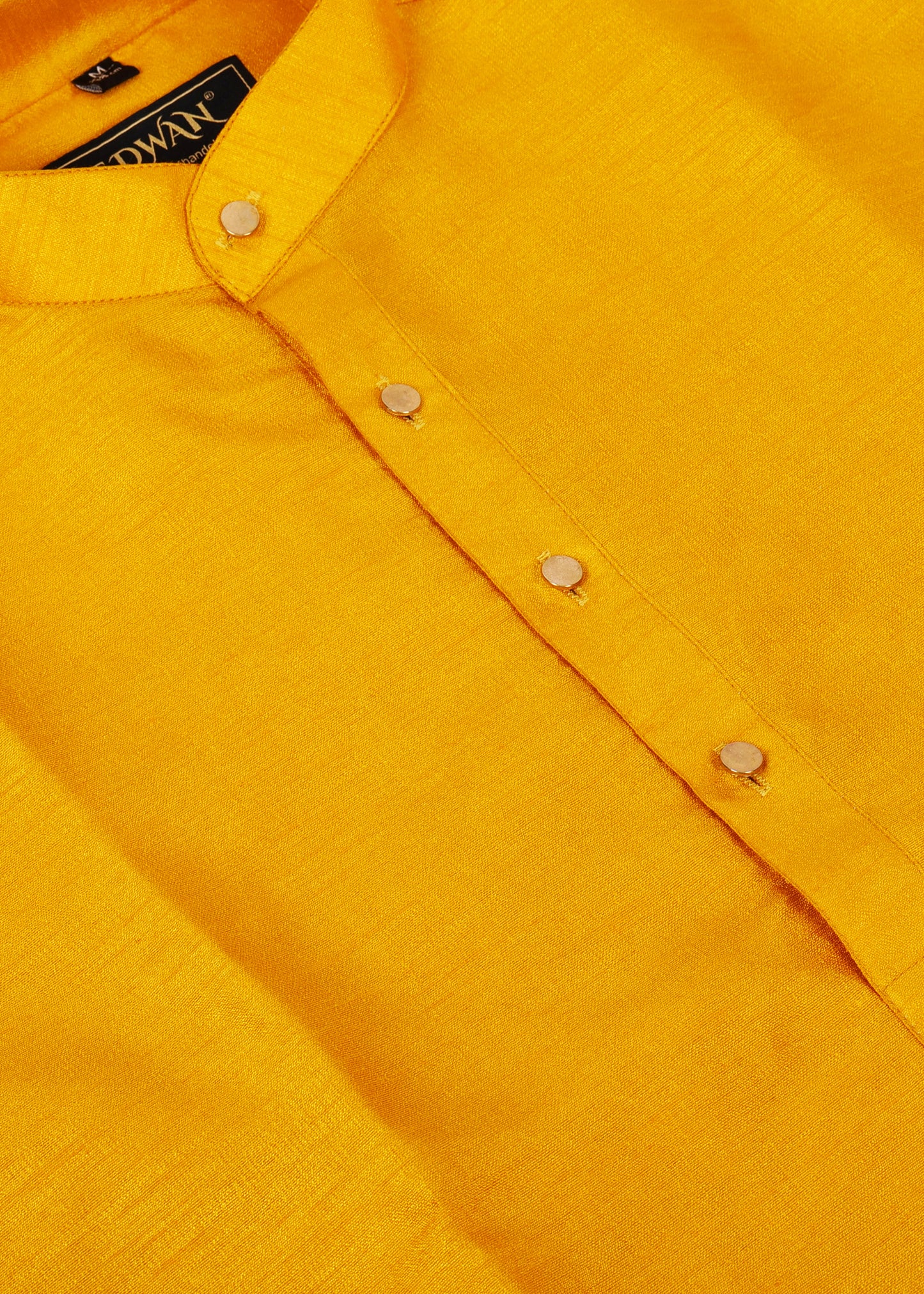 MUSTARD KURTA NEHRU JACKET SET