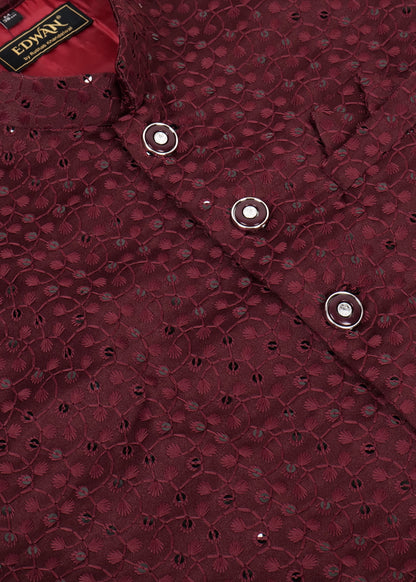 Sequence Wine Nehru Jacket