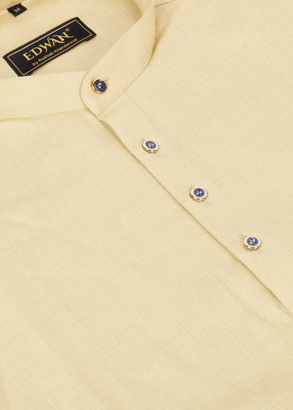 Flor Khaki Pure Cotton Kurta Set